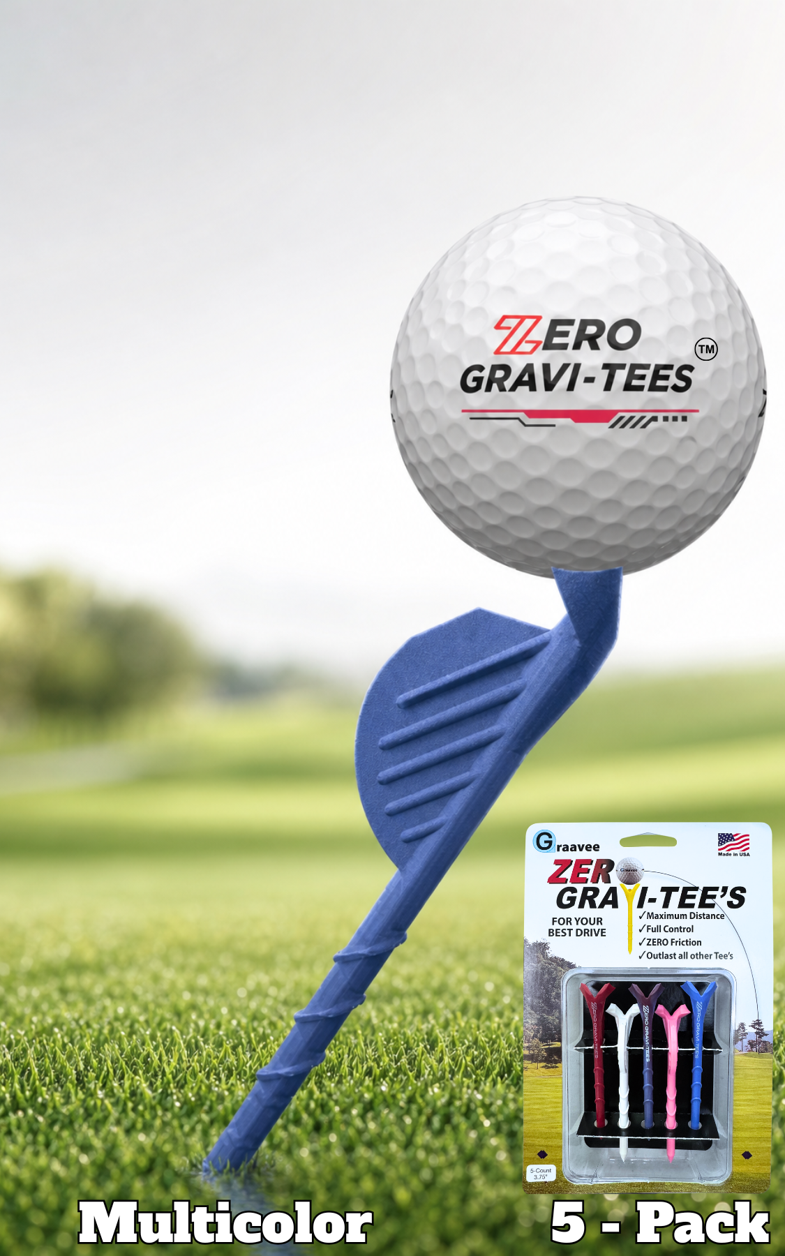 Multi‑Color 5‑Pack – No friction. Longer drives.