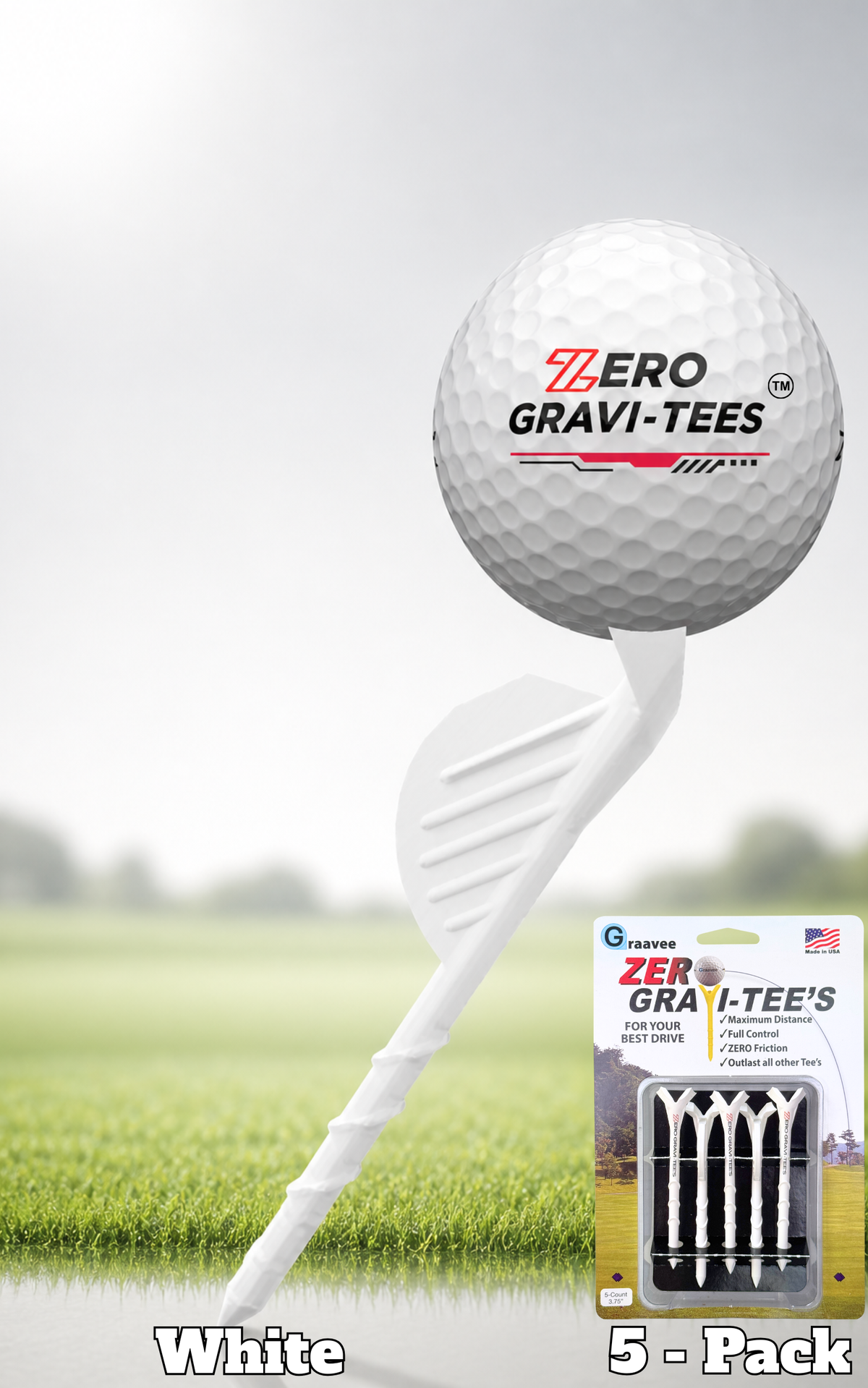 Zero Gravi-Tees Player White